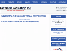 Tablet Screenshot of cadworksinc.com